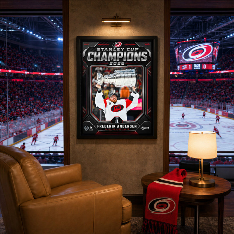 Frederik Andersen Hurricanes 2026 Cup Champions