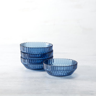 Fortessa Archie Glass, 23 Ounce/ 6 inch Cereal Bowl (Set of 4)