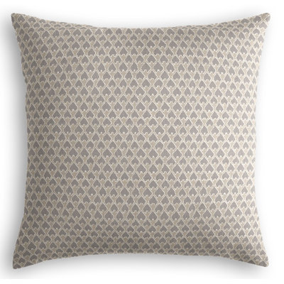 Geometric Cotton Reversible Throw Pillow