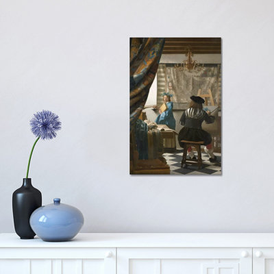The Art Of Painting (Painter In His Studio), C.1665-66 by Johannes Vermeer - Wrapped Canvas Painting