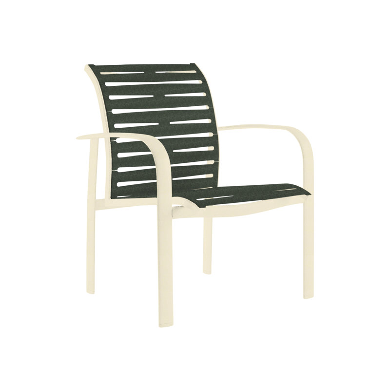 Laguna Beach Outdoor Dining Armchair, Shell, Snow