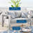 Shore Sunbrella Fabric Aluminum Outdoor Patio Loveseat-521750282
