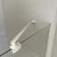 Porte de douche à porte coulissante simple sans cadre l 60 po x H 72 po avec verre transparent et poignée-93535750