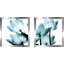 «Tulipes translucides II», ensemble de 2 impressions encadrées sur papier-25345764-25345766