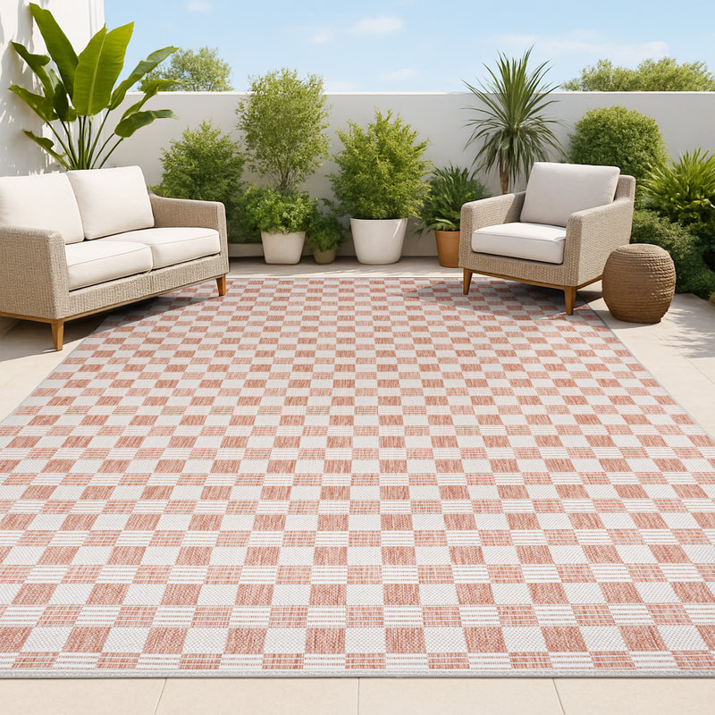 Tapis intérieur / extérieur Aimee, Rectangle 2 pi 11 po x 4 pi 11 po
