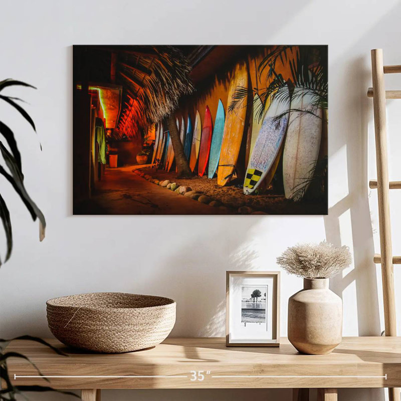 Senne Surfboard Hallway, 16" H x 24" W