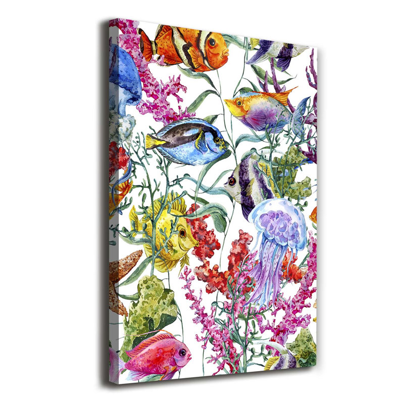 Underwater World - Wrapped Canvas Print