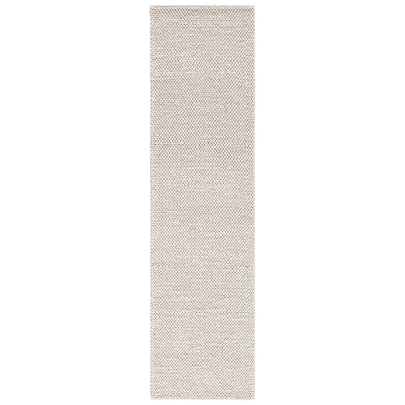 Danie Natural Area Rug in Gray/Ivory, Runner 2'3" x 17'
