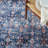 Machine Washable Persian Blue Brick Area Rug-1500829672