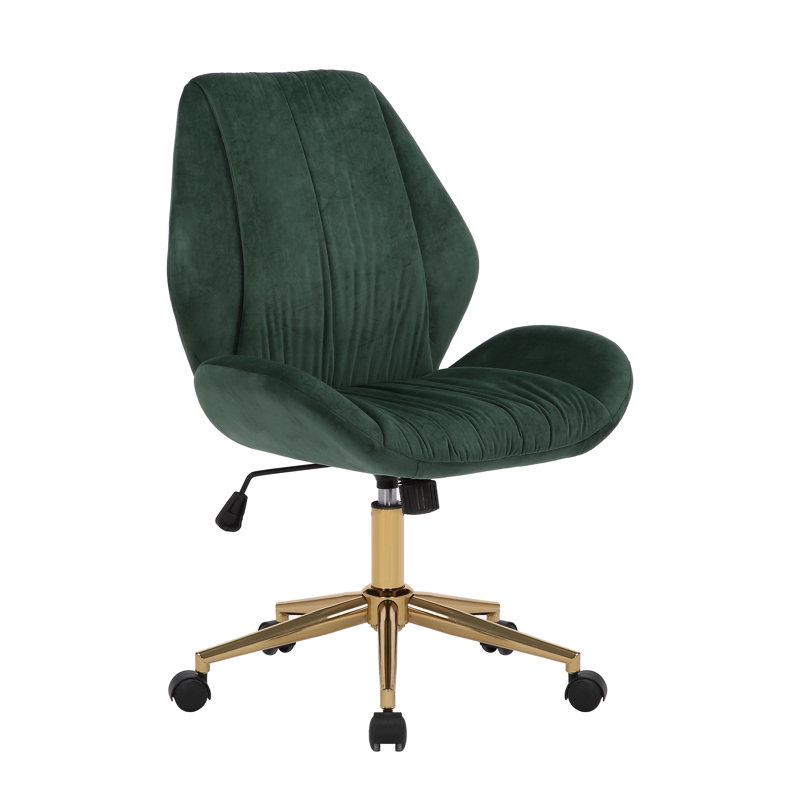 Velvet Task Chair, Green