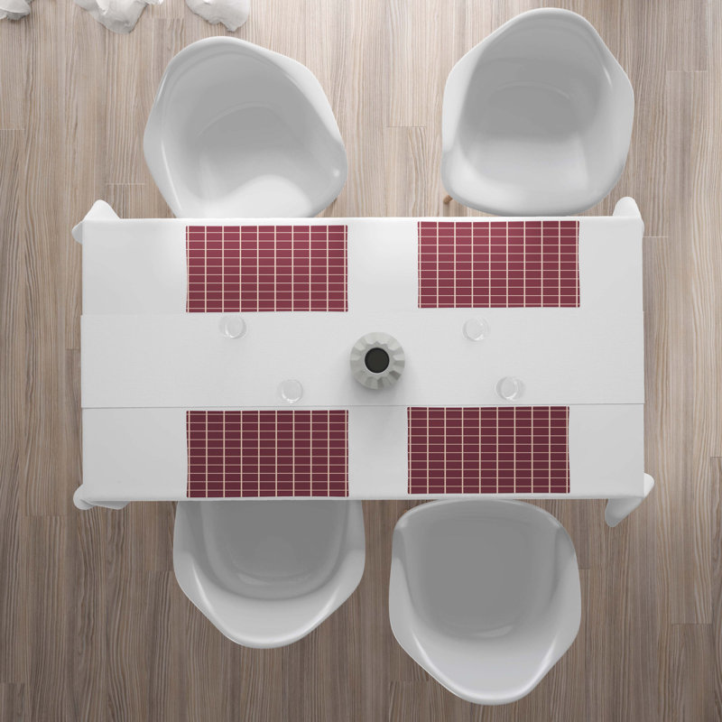 Polyester Gingham Rectangle Placemat