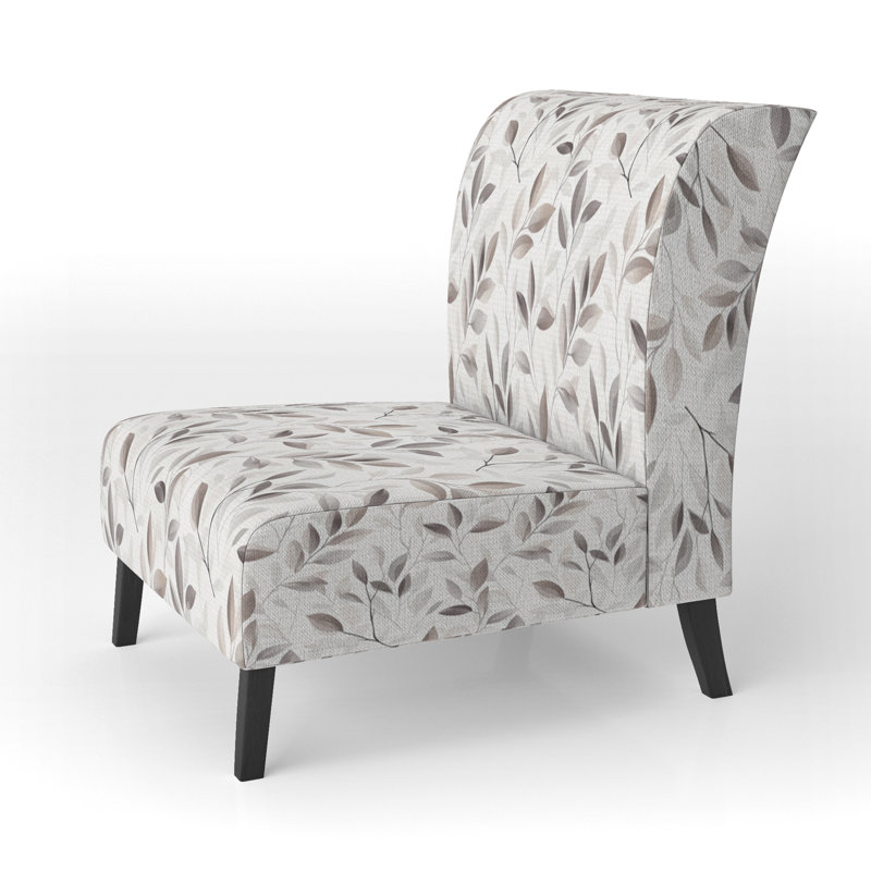 Fauteuil de chambre Floral, Pantoufle sans accoudoirs