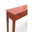 Petite console asiatique 3 tiroirs rouge