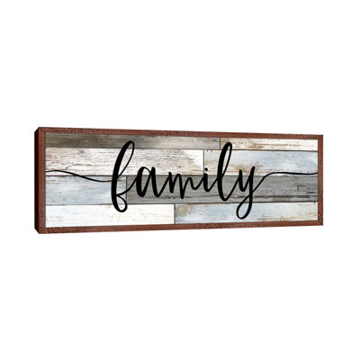 Family by Natalie Carpentieri - Panoramic Print on Canvas