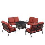 Paigton Outdoor 5 - Piece Conversation Set