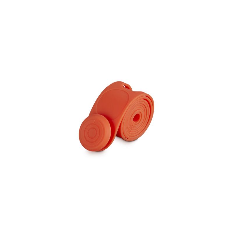 Le Creuset Silicone Travel Latch, Oyster, Orange