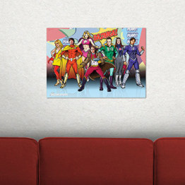 Big Bang Theory 'Superpowers' MightyPrint Wall Decor