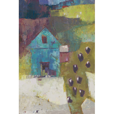 Cloverton Barn by Sue Jachimiec - Painting