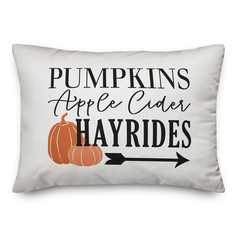  Coussin lombaire citrouille Hayrides