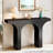 47" Console Table, Wooden Entryway Table with Arch Base
