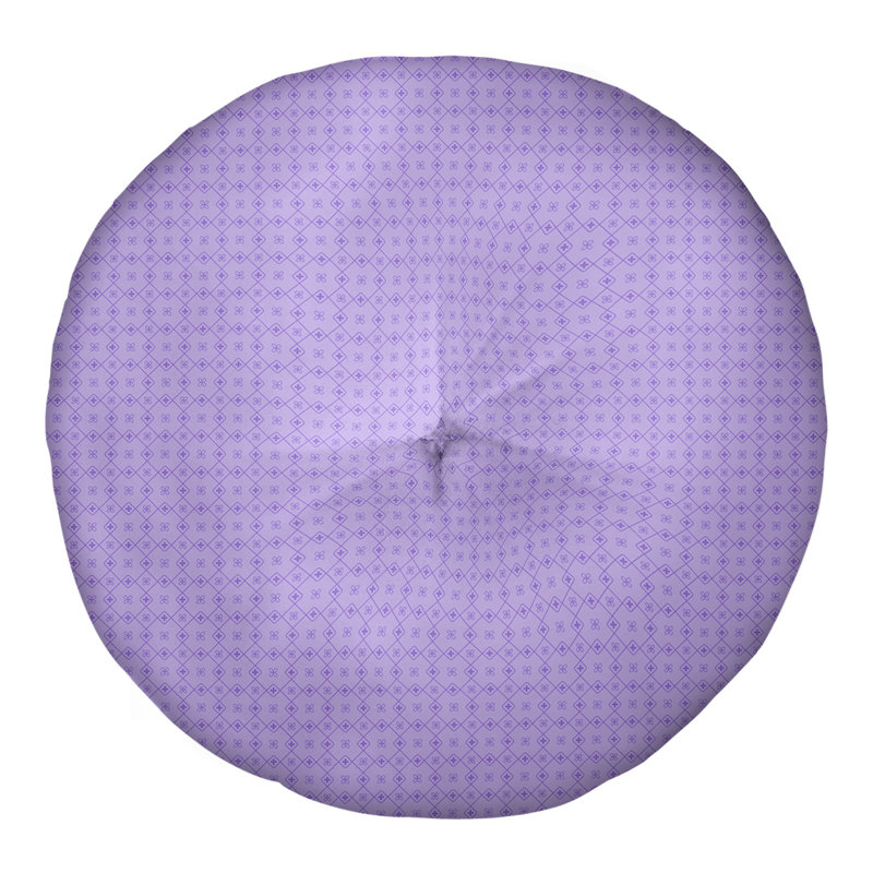 Coussin de sol Katelyn Elizabeth, 26 po x 26 po, Mauve