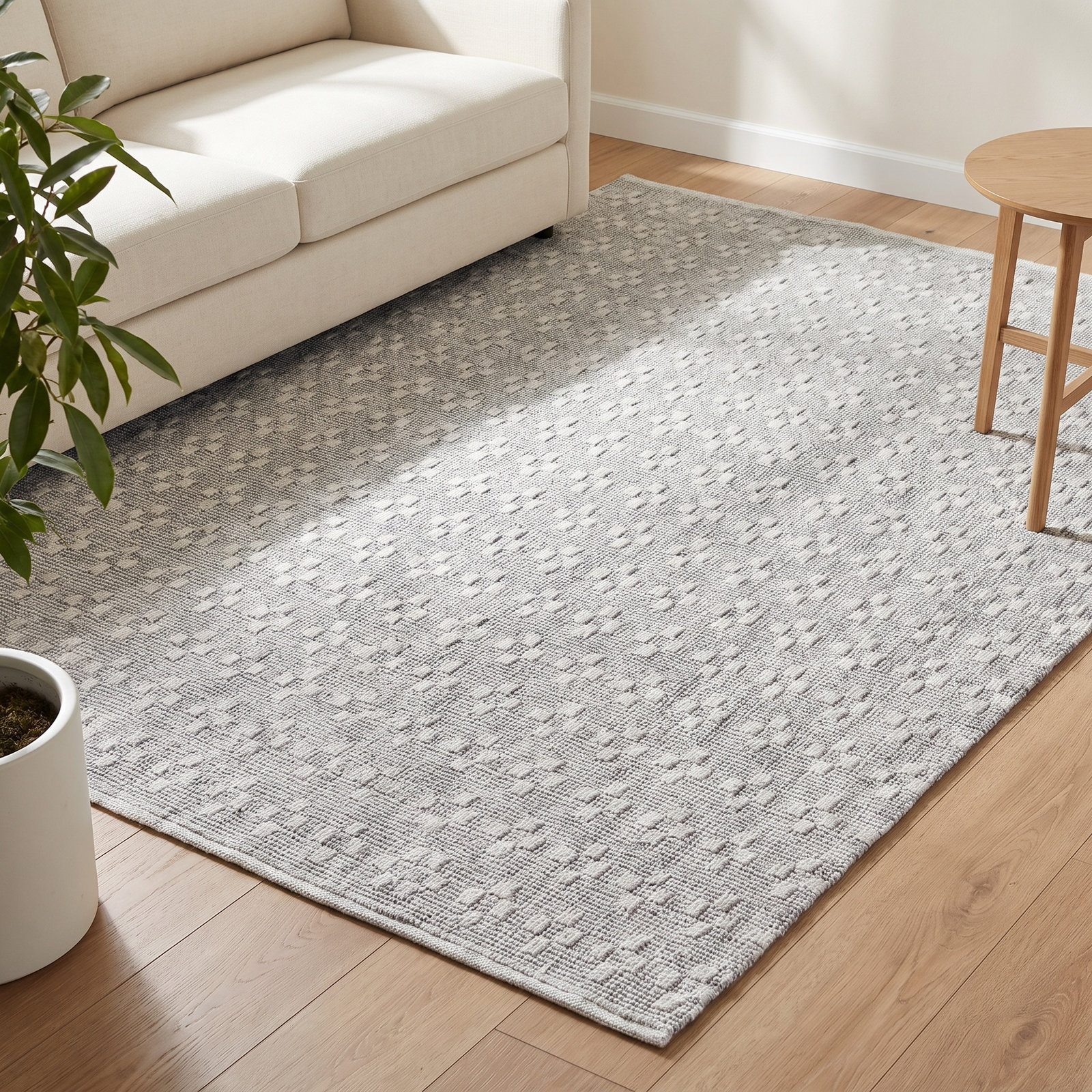 Juno Hand-Loomed Geometric Rug, Rectangle 6' x 9'