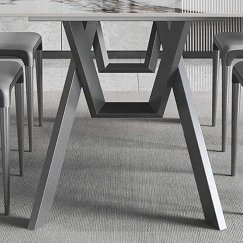 Table de salle à manger Luxury, H 29,53 po x L 70,87 po x l 35,43 po