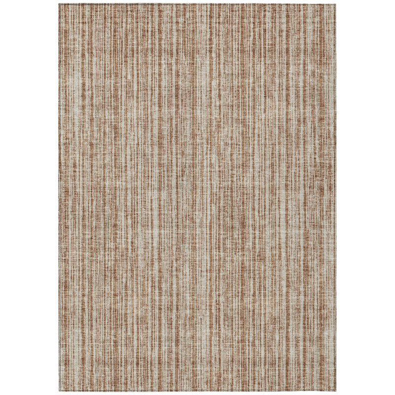 Machine Washable Indoor/Outdoor Chantille ACN760 StripesRug, Blue, 8' x 10'
