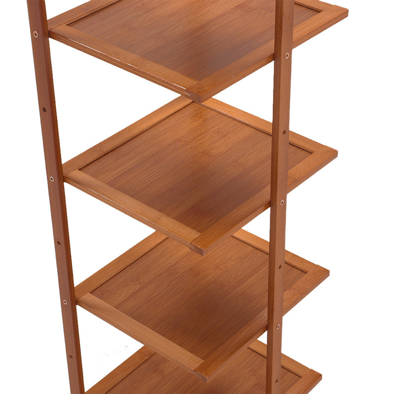 7 Pair Shoe Rack, Brown