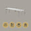 Demi-table pliante en plastique Frank-103688046