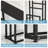 3-Tier Metal Towel Rack with Shelf
