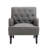 Annalese 28.5'' Wide Modern Leather Armchair-71856053