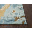 Tapis turquoise en laine touffeté à la main Hames-27420374