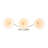 Dainotas 3-Light Vanity Light in Antique Ivory