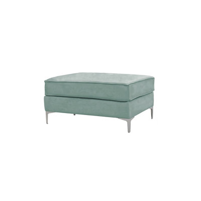 Georgio 93cm Wide Velvet Rectangle Ottoman