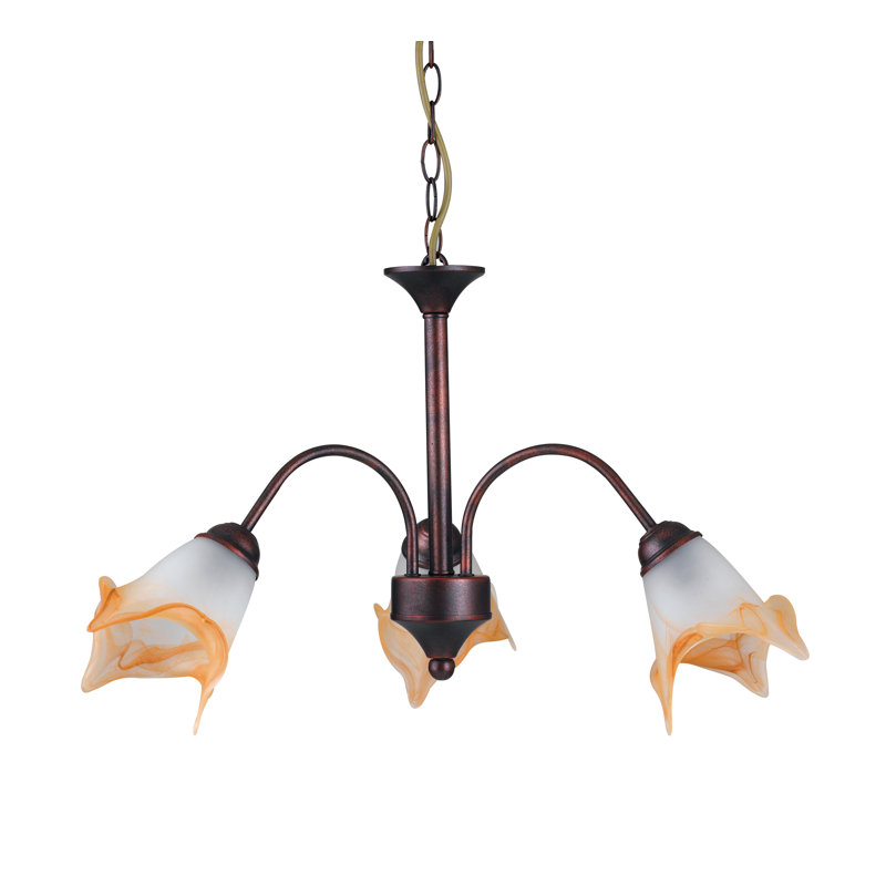 Dority 3 - Light Shaded Chandelier
