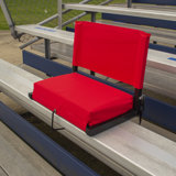 Folding Stadium Seat with Cushions