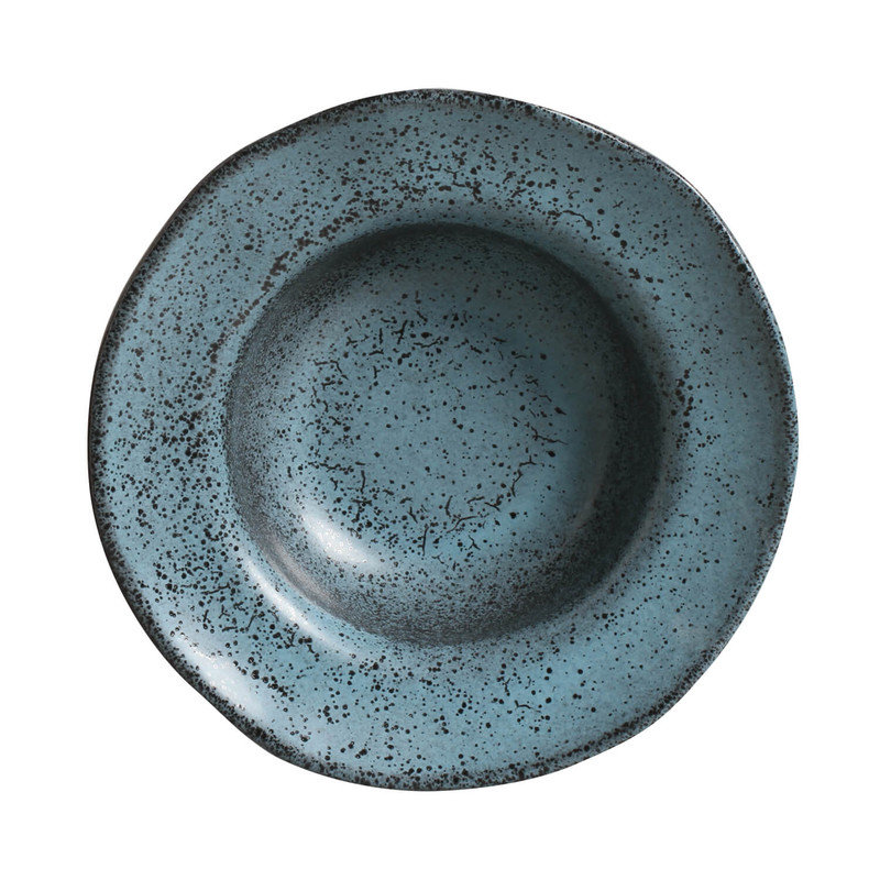 Assiette à salade ou à dessert en grès de 7,48 po Night Sky Commercial