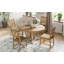 Ensemble de table de salle à manger extensible 5 pièces Rustic-1008997521