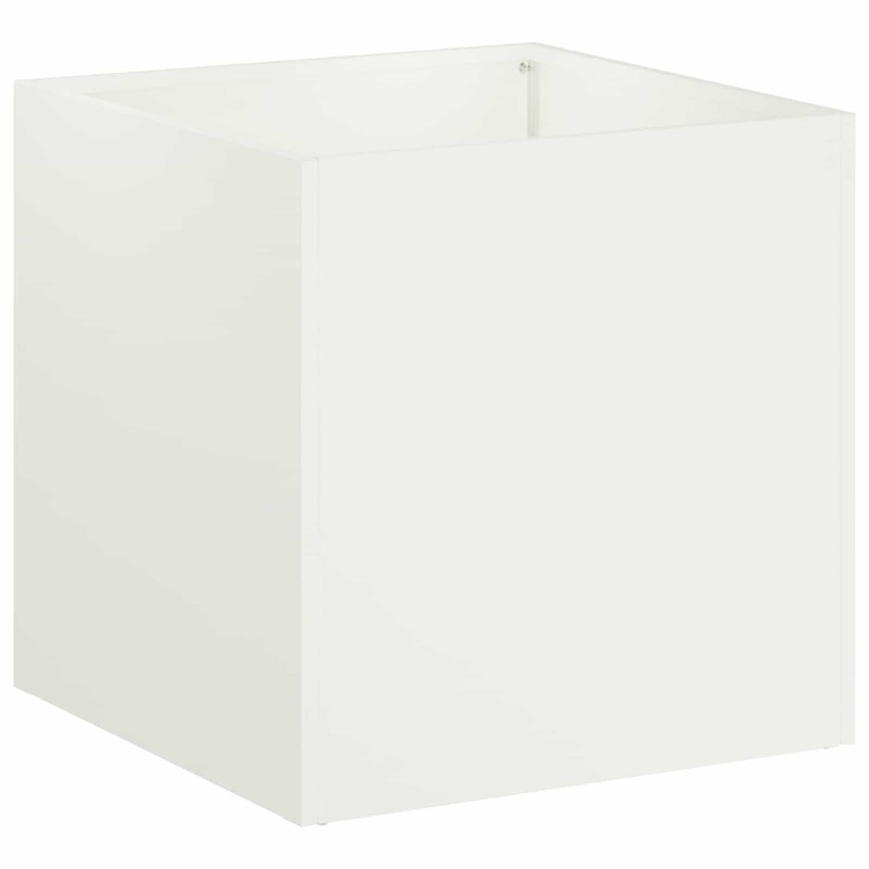 Planter, 45cm H x 45cm W x 45cm D, White, 2