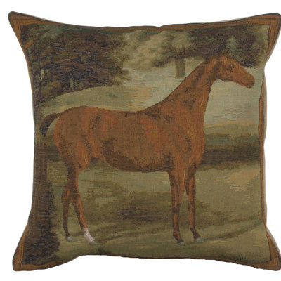  Alezan Horse European Throw Pillow Cover