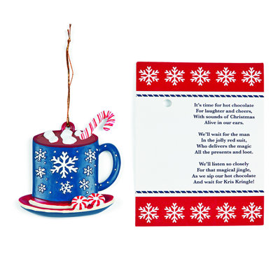 5.4'' Resin Christmas Phrases Hanging Figurine Ornament