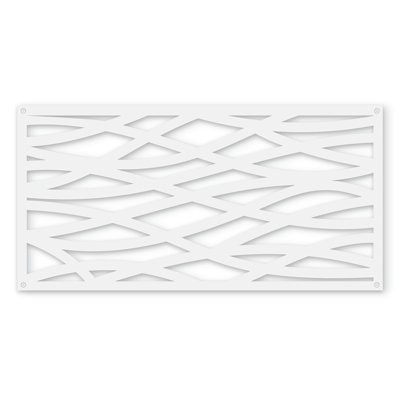 2 ft. H x 4 ft. W Polyethylene Privacy Screen by Grid Axcents