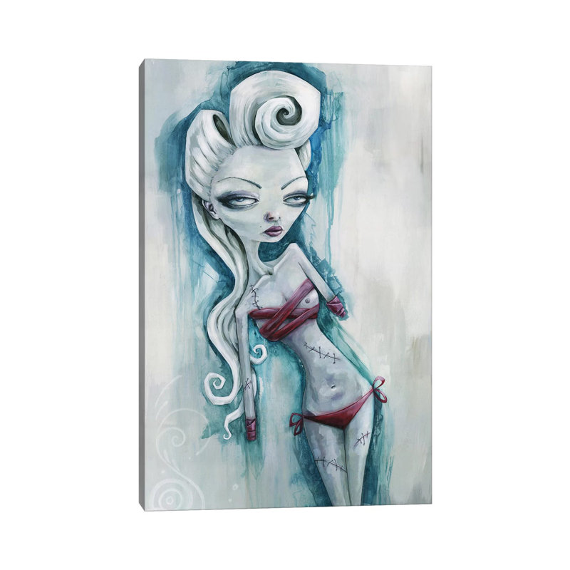 Elizabeth Lavenza 1 Piece Wrapped Canvas Painting, 20.32 cm H x 30.48 cm W
