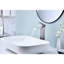 Robinet de lavabo de salle de bain à poignée simple en nickel brossé et accrédité, débit de 1,2 gallon par minute, bonde escamotable, installation facile vérifiée, installation-121627409