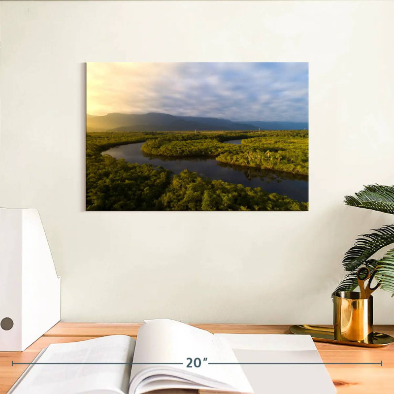 Alvord Amazon Forest River, 8" H x 12" W