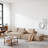Boneless Corduroy L-Shape Modular Sectional Couch with Chaise - Soft Upholstered, Roomy Deep Seat, No Assembly Required, Timeless Stylish Furniture for Living Room Bedroom Apartment Home Office-218115378-222357769