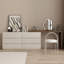 Coiffeuse avec miroir lumineux, 6 tiroirs