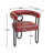 Upholstered Accent Chair, Dining Chair, Kitchen Armchair With Metal Frame-1761095280-1776455736