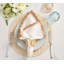 Shell Edge Napkin in White/Natural